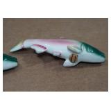 Vintage Salt and Pepper Shaker Set - Trout Vintage Salt and Pepper Shaker Set - Trout