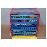 Vintage Garage Car Carry Case with Cars Vintage Garage Car Carry Case with Cars