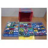 Vintage Garage Car Carry Case with Cars Vintage Garage Car Carry Case with Cars
