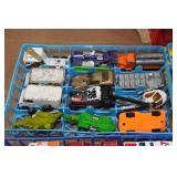 Vintage Garage Car Carry Case with Cars Vintage Garage Car Carry Case with Cars