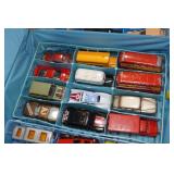 Vintage Matchbox Carry Case with Cars Vintage Matchbox Carry Case with Cars