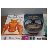 Assorted Antique Identification Guide Books - Carnival Glass, Red Wing, Hull, Viking Glass Assorted Antique Identification Guide Books - Carnival Glass, Red Wing, Hull, Viking Glass