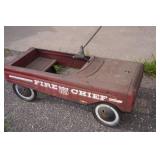 Antique AMF Fire Chief No 503 Pedal Car Antique AMF Fire Chief No 503 Pedal Car