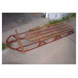 2 Vintage Wood Sleds 2 Vintage Wood Sleds
