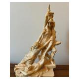 11 Inch Vintage Style Abstract Nude Sculpture 11 Inch Vintage Style Abstract Nude Sculpture