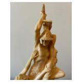 11 Inch Vintage Style Abstract Nude Sculpture 11 Inch Vintage Style Abstract Nude Sculpture