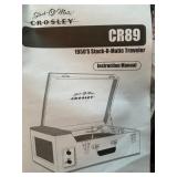 Crosley CR89 Stack-O-Matic Traveler Portable Turntable with Case Crosley CR89 Stack-O-Matic Traveler Portable Turntable with Case