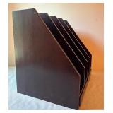 Wood Desk Organizer with 4 Compartments, 13 x 10 x 14 Inches Wood Desk Organizer with 4 Compartments, 13 x 10 x 14 Inches