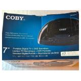 Coby TFDVD777 7" Portable Digital TV + DVD/CD Mini System Coby TFDVD777 7" Portable Digital TV + DVD/CD Mini System