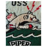 Vintage Vietnam War US USN Navy USS Piper 11 Grander Japanese Made Jacket Patch Vintage Vietnam War US USN Navy USS Piper 11 Grander Japanese Made Jacket Patch