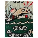 Vintage Vietnam War US USN Navy USS Piper 11 Grander Japanese Made Jacket Patch Vintage Vietnam War US USN Navy USS Piper 11 Grander Japanese Made Jacket Patch
