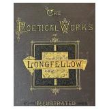 The Poetical Works of Longfellow Illustrated Hardcover Book The Poetical Works of Longfellow Illustrated Hardcover Book