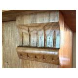 Vintage German Shrunk Cabinet with Ornate Carved Panels Vintage German Shrunk Cabinet with Ornate Carved Panels
