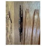Vintage German Shrunk Cabinet with Ornate Carved Panels Vintage German Shrunk Cabinet with Ornate Carved Panels