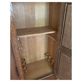 Vintage German Shrunk Cabinet with Ornate Carved Panels Vintage German Shrunk Cabinet with Ornate Carved Panels