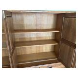 Vintage German Shrunk Cabinet with Ornate Carved Panels Vintage German Shrunk Cabinet with Ornate Carved Panels