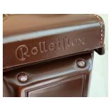 Rolleiflex Twin Lens Reflex Camera with Schneider-Kreuznach 75mm f/3.5 Xenotar Lens, Leather Case and Original Box Rolleiflex Twin Lens Reflex Camera with Schneider-Kreuznach 75mm f/3.5 Xenotar Lens, Leather Case and Original Box