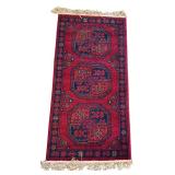 Pair of Adras Remo 100% Wool Rugs 23 x 46 Inch Red Patterned Runners Pair of Adras Remo 100% Wool Rugs 23 x 46 Inch Red Patterned Runners