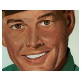 Original Geraldine Arnold Painting Man with Can Original Geraldine Arnold Painting Man with Can