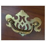 Bassett Solid Wood Chest of Drawers with Brass Hardware Bassett Solid Wood Chest of Drawers with Brass Hardware