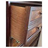 Bassett Solid Wood Chest of Drawers with Brass Hardware Bassett Solid Wood Chest of Drawers with Brass Hardware
