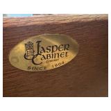 Jasper Cabinet Company Petite Oak Secretary Desk with Key Jasper Cabinet Company Petite Oak Secretary Desk with Key