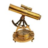 Antique Style Brass Theodolite Compass, 8 Inch Height Antique Style Brass Theodolite Compass, 8 Inch Height