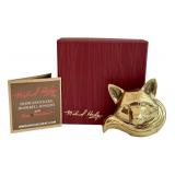 Michael Healy Brass Fox Door Knocker with Gift Box Michael Healy Brass Fox Door Knocker with Gift Box