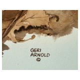 Original Geri Arnold Drawing of Woodland Mice, Unframed Original Geri Arnold Drawing of Woodland Mice, Unframed
