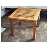 Solid Wood Accent Table 21 x 21 x 18 Inches Solid Wood Accent Table 21 x 21 x 18 Inches