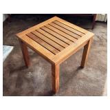 Solid Wood Accent Table 21 x 21 x 18 Inches Solid Wood Accent Table 21 x 21 x 18 Inches