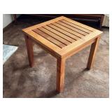 Solid Wood Accent Table 21 x 21 x 18 Inches Solid Wood Accent Table 21 x 21 x 18 Inches