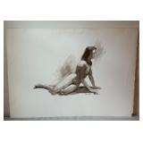 Original Nude Watercolor Painting by Geri Arnold Original Nude Watercolor Painting by Geri Arnold