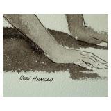Original Nude Watercolor Painting by Geri Arnold Original Nude Watercolor Painting by Geri Arnold