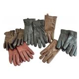 Set of 5 Pairs Leather Gloves, Small to Medium Sizes, Assorted Colors Set of 5 Pairs Leather Gloves, Small to Medium Sizes, Assorted Colors