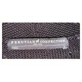 Peruvian Connection Floral Knit Cardigan Sweater Peruvian Connection Floral Knit Cardigan Sweater