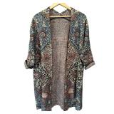 Peruvian Connection Patterned Cardigan Sweater Peruvian Connection Patterned Cardigan Sweater