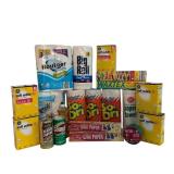Large Household Supply Lot with Paper Towels, Wax Paper, Light Bulbs and Cleaning Products Large Household Supply Lot with Paper Towels, Wax Paper, Light Bulbs and Cleaning Products