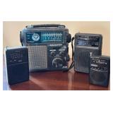 Collection of 4 Portable AM/FM Radios LL Bean, Optimus, Jensen, Börer Collection of 4 Portable AM/FM Radios LL Bean, Optimus, Jensen, Börer
