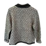 Peruvian Connection 100% Alpaca Diamond Pattern Cardigan Sweater Large Peruvian Connection 100% Alpaca Diamond Pattern Cardigan Sweater Large