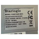 Starlogic AM/FM Radio Receiver Model 11009726 with User Guide Starlogic AM/FM Radio Receiver Model 11009726 with User Guide