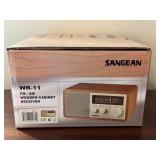 Sangean WR-11 FM/AM Wooden Cabinet Receiver Sealed Box Sangean WR-11 FM/AM Wooden Cabinet Receiver Sealed Box
