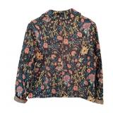 Peruvian Connection Floral Knit Blazer, Size L Peruvian Connection Floral Knit Blazer, Size L