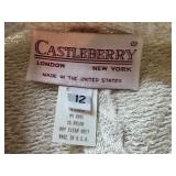 Vintage Castleberry Womens Size 12 Blazer and Skirt Set Herringbone Pattern Vintage Castleberry Womens Size 12 Blazer and Skirt Set Herringbone Pattern