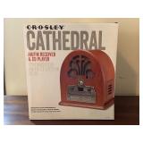 Crosley Cathedral AM/FM Receiver and CD Player in Original Box Crosley Cathedral AM/FM Receiver and CD Player in Original Box