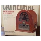 Crosley Cathedral AM/FM Receiver and CD Player in Original Box Crosley Cathedral AM/FM Receiver and CD Player in Original Box