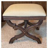 Touch of Class Wood and Upholstered Accent Bench Touch of Class Wood and Upholstered Accent Bench