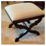 Touch of Class Wood and Upholstered Accent Bench Touch of Class Wood and Upholstered Accent Bench