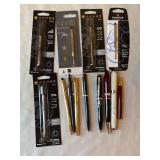 Collection of Cross, Sheaffer, and Parker Pens with New Refills Collection of Cross, Sheaffer, and Parker Pens with New Refills