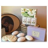 Lot of Decorative French-Inspired Soap Sets and Keepsake Paris Boxes Lot of Decorative French-Inspired Soap Sets and Keepsake Paris Boxes